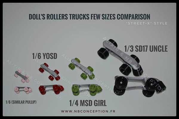 Roller trucks 1/3 Big SD (SD17-uncle-SD70) BJD size doll – Image 7