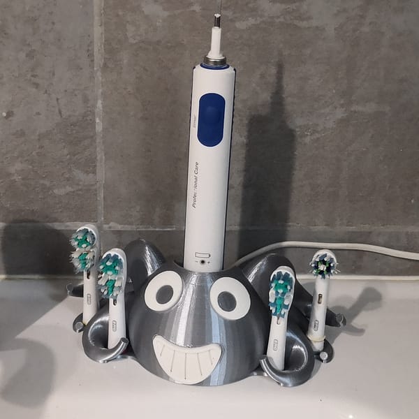 Poulpe - Porte brosse à dent électrique