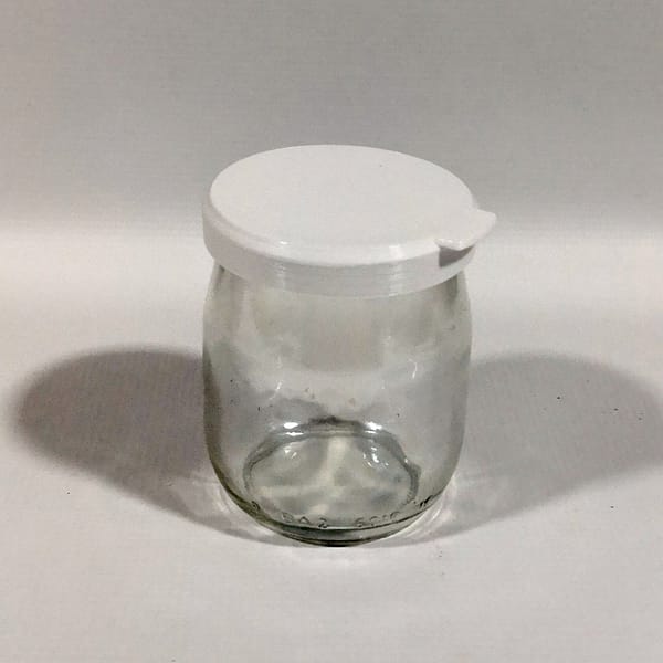 Couvercle Gris argent pour yaourt en verre, à partir de 1€