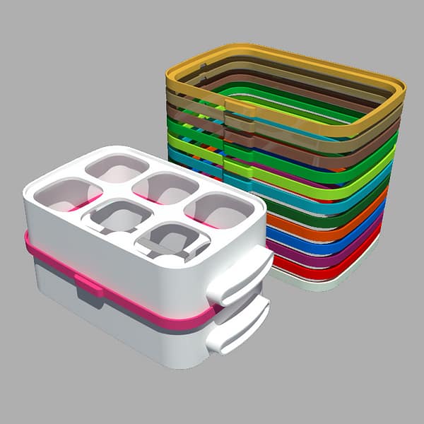Adaptateur pour coupler 2 étages de la yaourtière 6Pots COULEUR