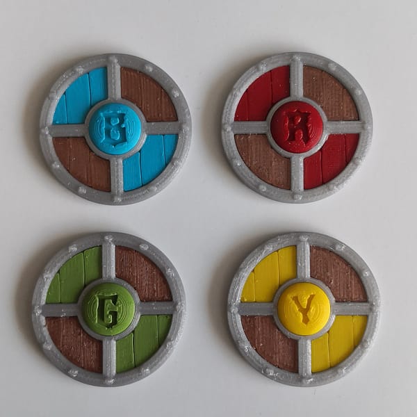 RagnaRok Star - 4 boucliers Couleurs