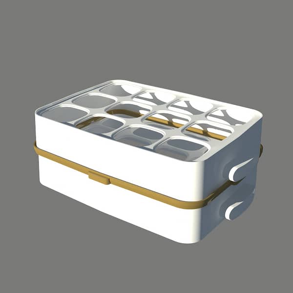 Adaptateur pour coupler 2 étages de la yaourtière 12Pots COULEURS – Image 12