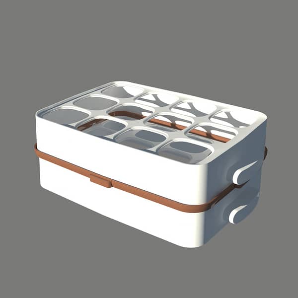 Adaptateur pour coupler 2 étages de la yaourtière 12Pots COULEURS – Image 11