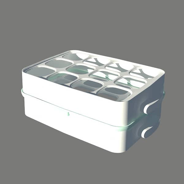 Adaptateur pour coupler 2 étages de la yaourtière 12Pots COULEURS – Image 9