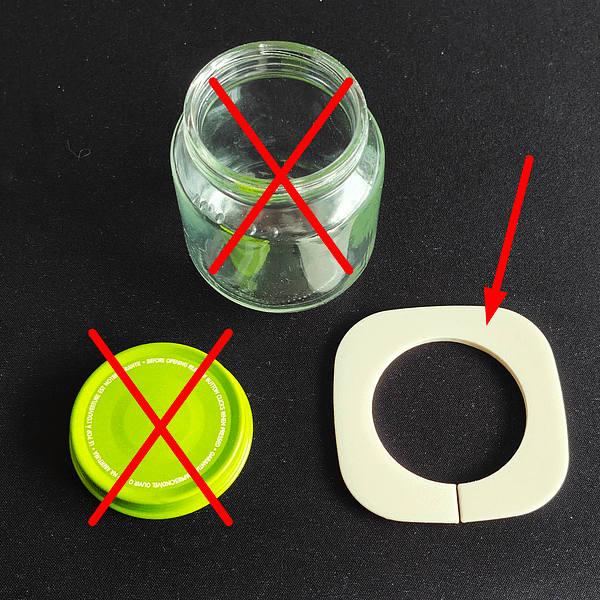 1 Adaptateur pour petits pots Bébé, 140° maximum, à partir de 1€40 – Image 3