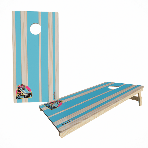 Blue Néon - planche de CORN HOLE
