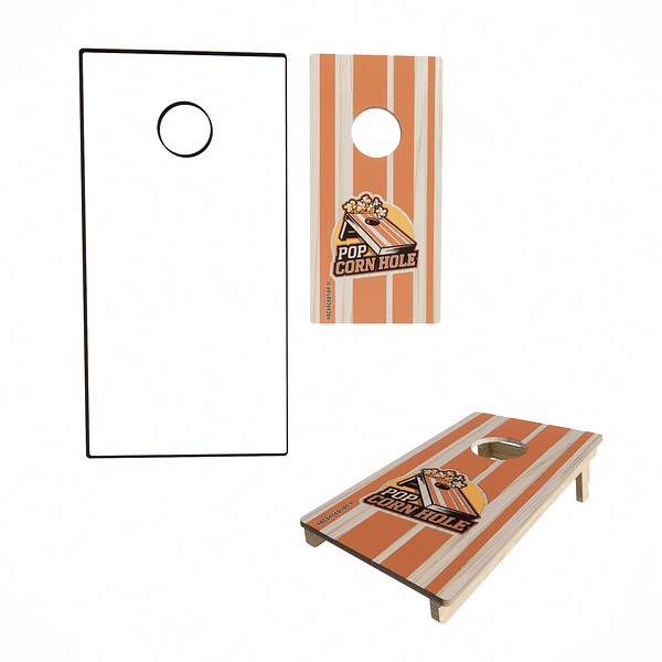 Travel Vintage - planche de CORN HOLE