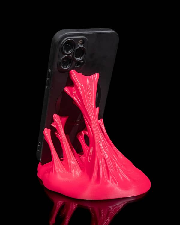 Support de Téléphone Décoratif "Effet Gluant"
